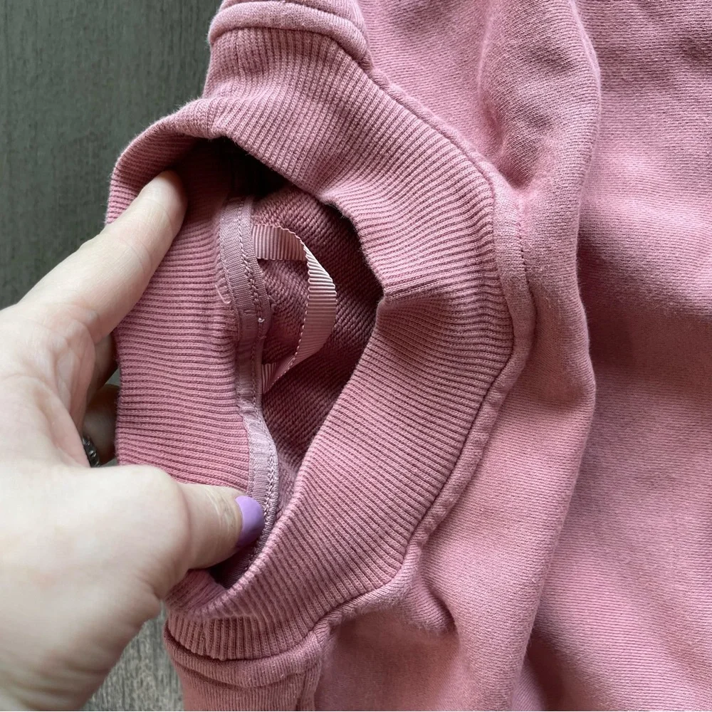 Lululemon Chill On Pullover Quicksand Pink Mauve Sweatshirt 6